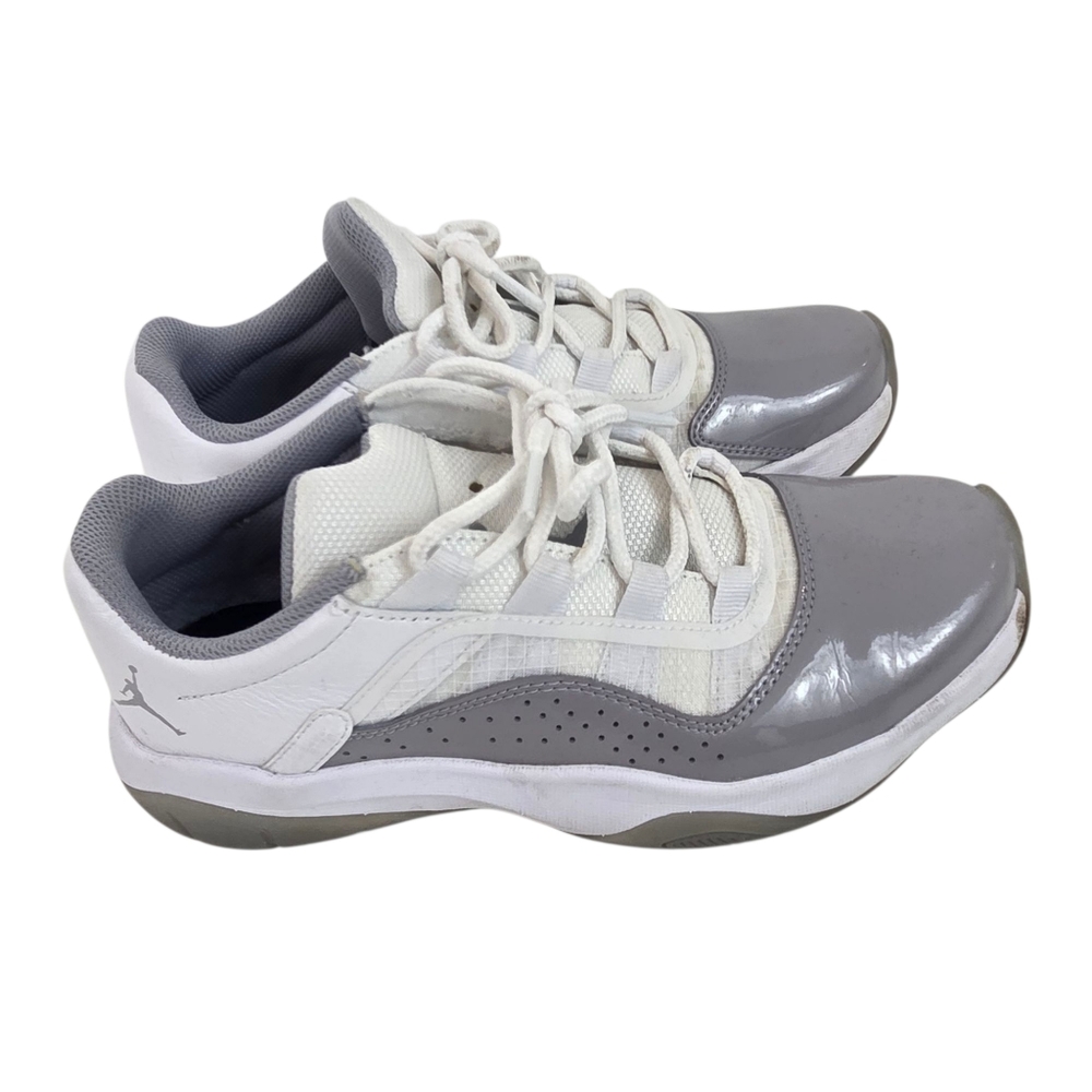 Nike Air Jordan 11 CMFT Low Womens 7.5 White Gray Athletic Sneakers Tennis Shoes
